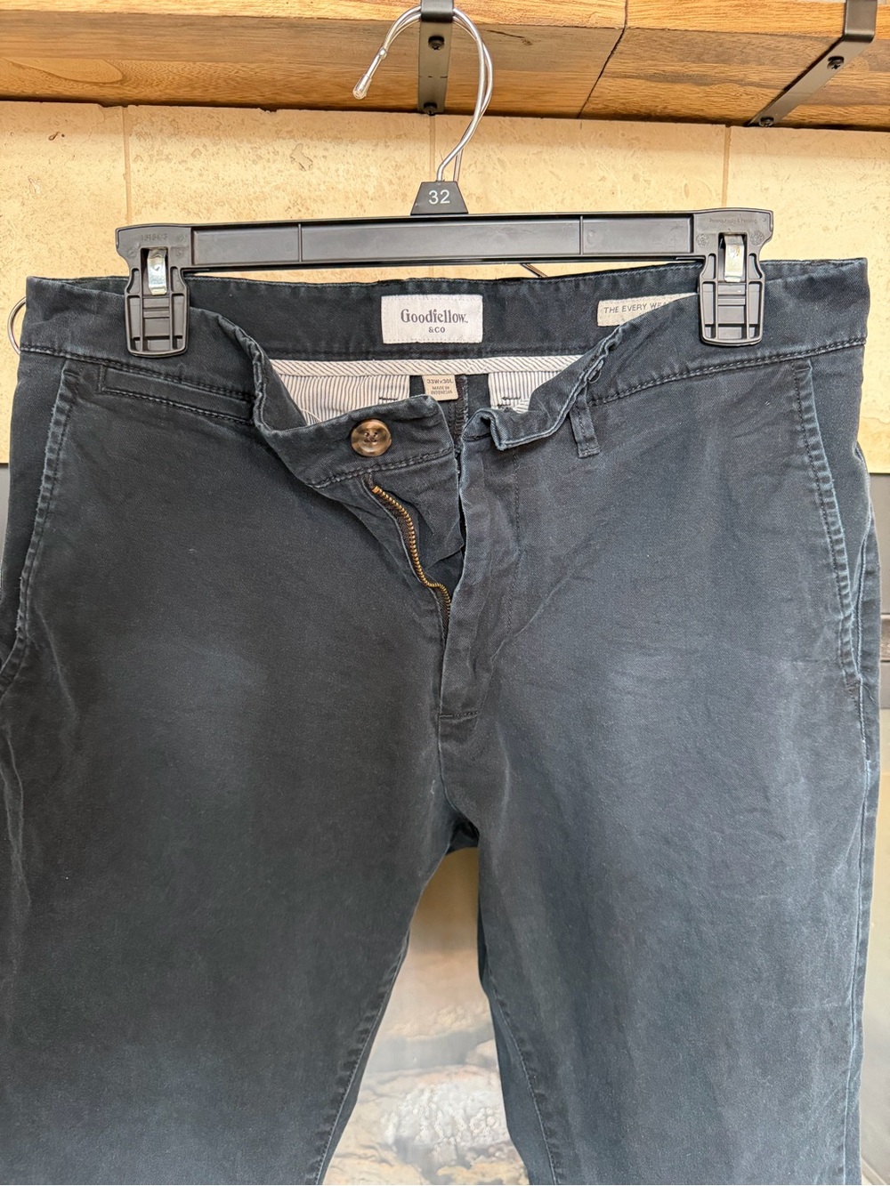 Goodfellow & Co Black Men's Casual Chino Pants